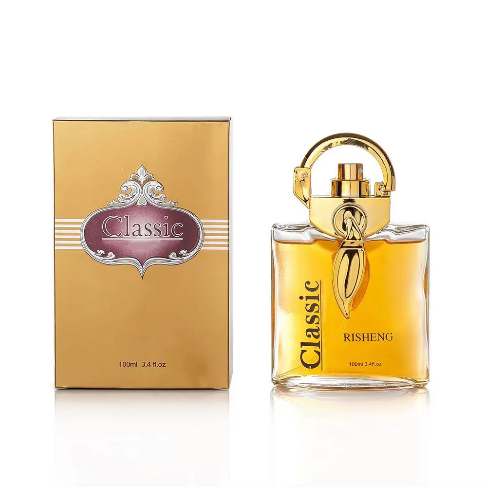 100Ml Original Men'S Perfume Lasting Fragrance Floral Scent Golden Earl Arabian Dubai Perfumes Hombres Originales Daily Dating