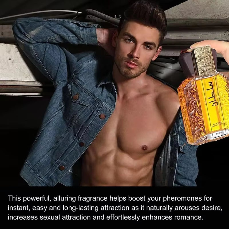100Ml Original Men'S Perfume Lasting Fragrance Floral Scent Golden Earl Arabian Dubai Perfumes Hombres Originales Daily Dating