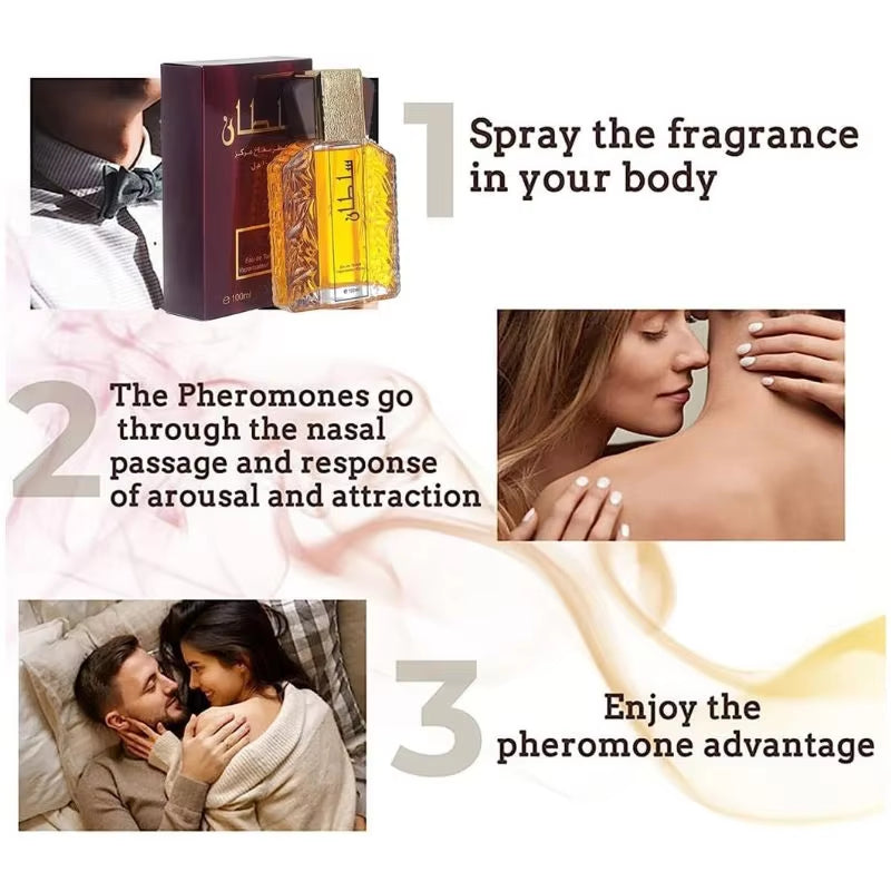 100Ml Original Men'S Perfume Lasting Fragrance Floral Scent Golden Earl Arabian Dubai Perfumes Hombres Originales Daily Dating