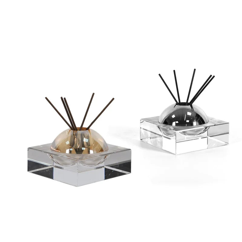 Modern Minimalism Aromatherapy Diffuser Bottle Ornaments for Home Scented Aromatic Candles Bedroom Perfumes Aroma Glass Diffuser
